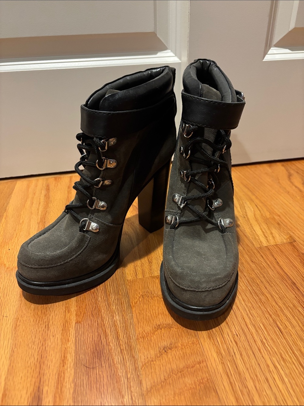 Women’s High Heel Lace-Up Ankle Boot